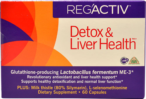 Reg'Active™ Детокс и здоровье печени — 60 капсул Essential Formulas