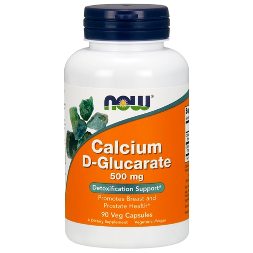 Кальций D-Глюкарат - 500 мг - 90 вегетарианских капсул - NOW Foods NOW Foods