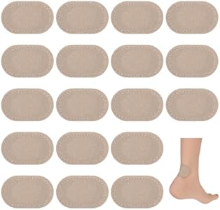 Giantree Corn Cushions Pads, 18Pcs Self-adhesive Bunion Cushions Soft Foot Care Cushions Breathable Protector Patches Pain Relief Foot Blister Pads Protect Feet for Men and Women (Apricot) Giantree