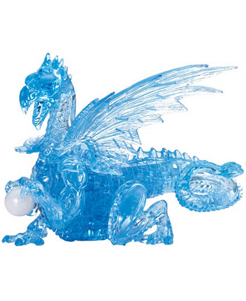 3D Crystal Puzzle - Дракон Синий - 56 штук BePuzzled