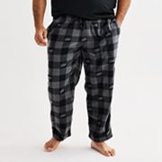 Мужские Пижамные брюки и шорты SONOMA Big & Tall Microfleece Sleep Pants Sonoma