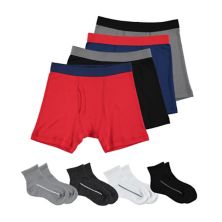 Tek Gear® для мальчиков 4–20 лет, 8 шт. Комплект нижнего белья и носков Tek Gear