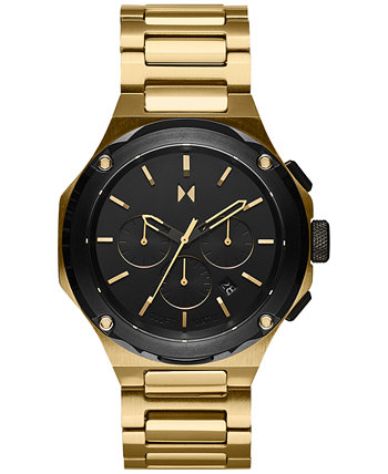 Мужские часы Raptor с золотым браслетом 46 мм MVMT