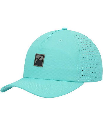 Men's Mint Rubber Logo Snapback Hat Flomotion