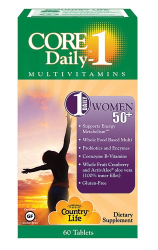 Core Daily™ 1 для Женщин 50 Плюс - 60 таблеток - Country Life Country Life