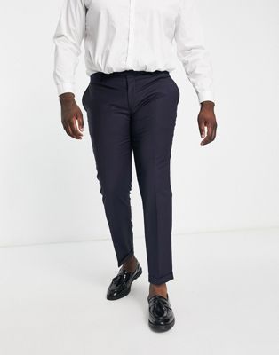 Темно-синие брюки-корсеты Twisted Tailor Plus Twisted Tailor