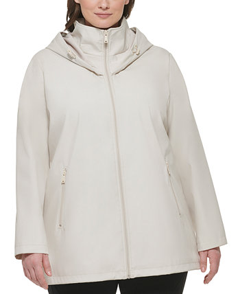 Женский плащ большого размера с капюшоном Softshell с капюшоном Calvin Klein