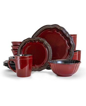 Набор роскошной керамической посуды из 16 предметов Elama Regency Elama