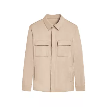 Белье и усилитель; Куртка-рубашка на пуговицах из смесового хлопка BUGATCHI