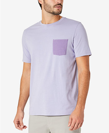 Мужская футболка с коротким рукавом и контрастным карманом Kenneth Cole