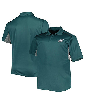Мужская рубашка-поло темно-зеленого цвета Philadelphia Eagles Big and Tall Team Profile
