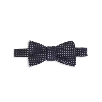 КОЛЛЕКЦИЯ Шелковый галстук-бабочка с микро-бриллиантами Saks Fifth Avenue