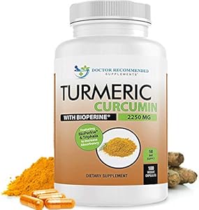 Turmeric Curcumin with Triphala - 2250mg/d - Veggie Caps - 95% Curcuminoids with Black Pepper Extract (Bioperine) - 750mg Capsules - 100% Organic - Most Powerful Turmeric Supplement (180 Count) DOCTOR RECOMMENDED SUPPLEMENTS