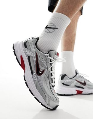  Мужские кроссовки Nike Initiator серебристого и черного цвета Nike