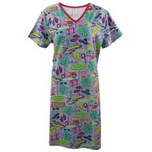 Fun Bright Pattern Women's Adult Sleep Shirt MCCC Sportswear