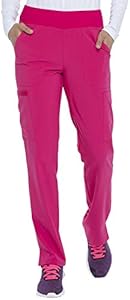 EDS Essentials Scrubs for Women, Yoga-Inspired Pull-On Pant with Four-Way Stretch and Moisture Wicking DK005 Dickies