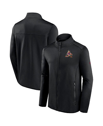Мужская черная флисовая куртка с молнией во всю длину Arizona Coyotes Authentic Pro Rink Fanatics