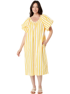 Stripe Woven Midi Dress Sundry