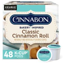 Cinnabon Classic Cinnamon Roll Coffee, Keurig® K-Cup® Pods, Light Roast - 48 шт. KEURIG