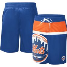 Men's G-III Sports by Carl Banks Royal New York Mets Sea Wind Swim Shorts G-III Sports by Carl Banks