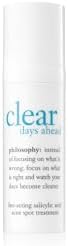 philosophy clear days ahead fast-acting salicylic acid acne spot treatment - - with salicylic acid- penetrates pores to clear most acne blemishes - 0.5 fl oz. Philosophy