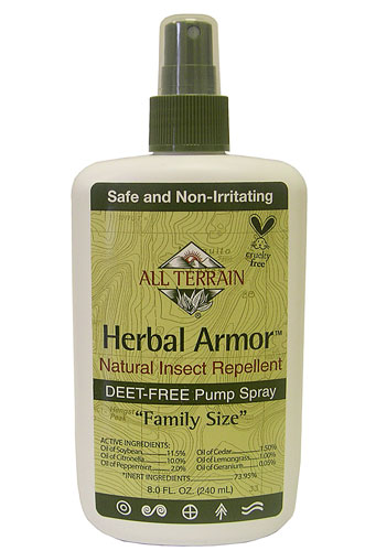 Натуральный репеллент от насекомых All Terrain Herbal Armor -- 8 жидких унций All Terrain