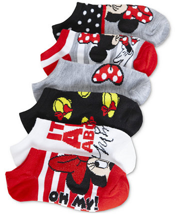 Носки для малышей, маленькие девочки и большие девочки Disney's® в 6 упаковках Minnie Mouse