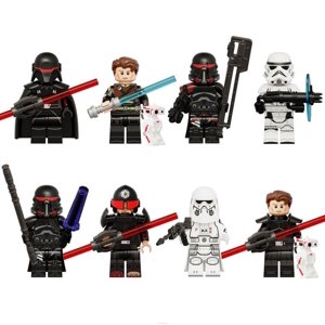 8 PCS Star Wars Cal Kestis Purge Trooper toy Assembled Building Block Toys, Gift for Kids Fans of Star Wars Building Toys Ganavi