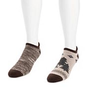 Men's MUK LUKS 2-Pack No Show Wool Blend Socks Muk Luks