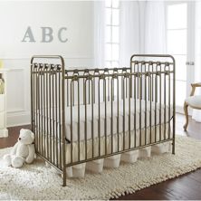 Трансформируемая полноразмерная металлическая кроватка LA Baby Napa 3-в-1 LA Baby