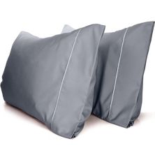 2PC Rayon From Ultra Soft Solid Performance Pillowcase Set - Luxclub LuxClub