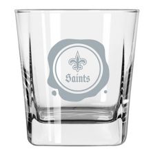 New Orleans Saints 14oz. Frost Stamp Old Fashioned Glass Unbranded