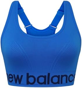 Бесшовный спортивный бюстгальтер New Balance Seamless Cami с регулируемыми бретелями и вентиляцией New Balance