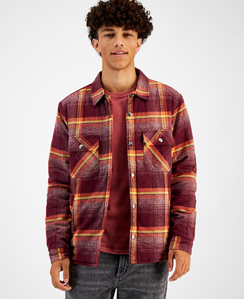 Мужская куртка-рубашка в клетку Jacob, созданная для Macy's Sun & Stone