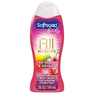 Softsoap Fiji Nights Floral Moisturizing Body Wash for Dry Skin, 20 oz Softsoap