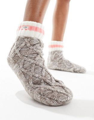 Серые носки на флисовой подкладке UGG Deedee UGG