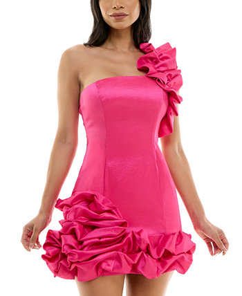 Облегающее платье на одно плечо с рюшами для юниоров City Studios