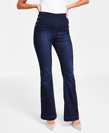 Женские джинсы Sailor с высокой посадкой и расклешенными штанинами, созданные для Macy's I.N.C. International Concepts