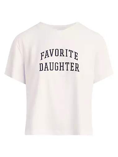 Женская Футболка FAVORITE DAUGHTER Collegiate Crop FAVORITE DAUGHTER