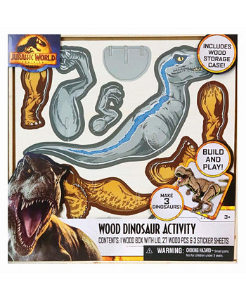 Набор для украшения зданий Dominion Wood Dinosaur Activity, 32 предмета Jurassic World
