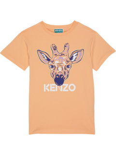 Футболка с коротким рукавом, принт жирафа спереди (для малышей/маленьких детей) Kenzo Kids