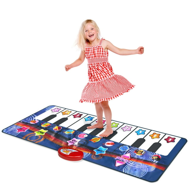 Kidzlane Durable Piano Dance Mat | Giant Floor Piano Mat for Kids and Toddlers | Step Kidzlane