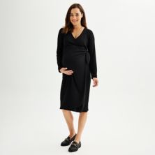Трикотажное платье с запахом для беременных Sonoma Goods For Life® SONOMA