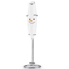 Christmas Edition Milk Frother With Stand Milk Boss