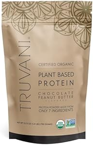 Truvani Vegan Pea Protein Powder | Mint Chocolate | 20g Organic Plant Based Protein | 20 Servings | Keto | Gluten & Dairy Free | Low Carb | No Added Sugar Truvani