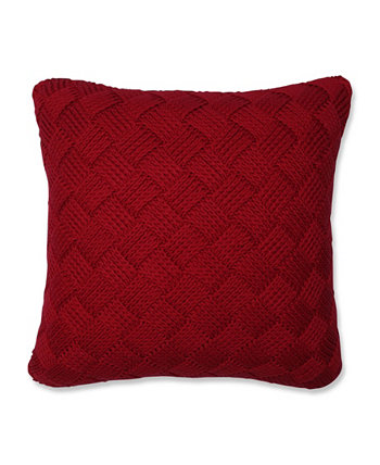 Подушка плетеная с корзиной, 18 дюймов x 18 дюймов Pillow Perfect