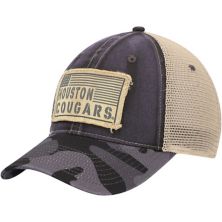Men's Colosseum Charcoal Houston Cougars OHT Military Appreciation United Trucker Snapback Hat Colosseum
