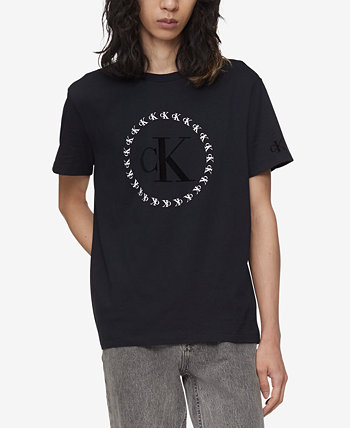 Мужская футболка с логотипом Circle Calvin Klein