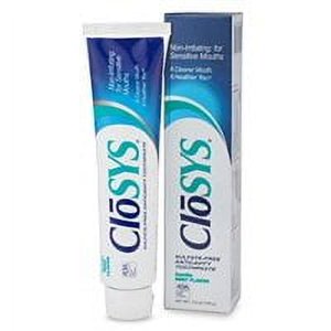 CloSYS Fluoride Toothpaste, 7 Ounce, Gentle Mint, Whitening, Sulfate Free, CloSYS