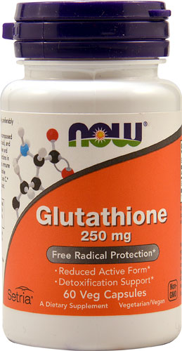 Глутатион - 250 мг - 60 вегетарианских капсул - NOW Foods NOW Foods